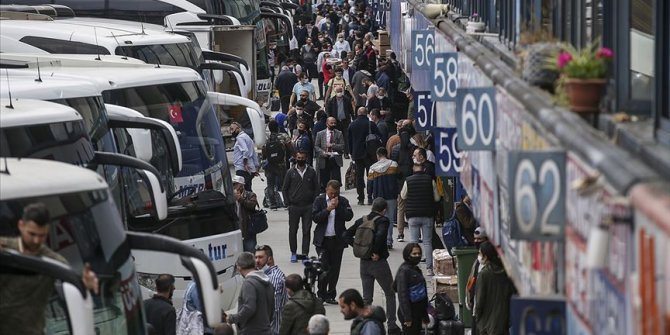 İstanbul'da şehirlerarası otobüs sefer sayısı günde 800'e çıktı