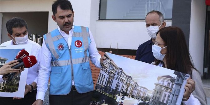 Bakan Kurum: Sahada fiilen 116 bin konutun dönüşümünü gerçekleştiriyoruz