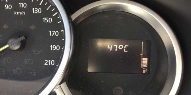 Adana'da termometreler 47 dereceyi gösterdi