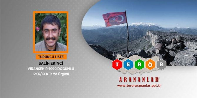 Turuncu kategoride aranan terörist etkisiz hale getirildi