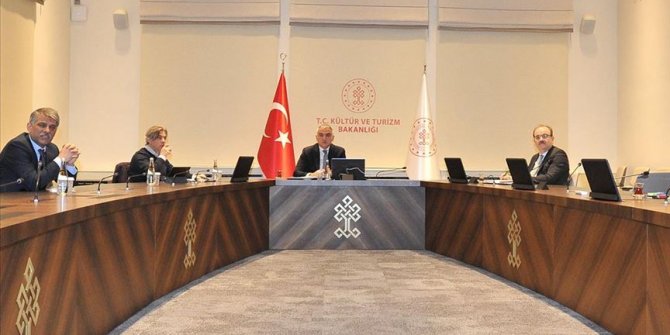 Kültür ve Turizm Bakanı Ersoy, AB büyükelçileri ile video konferansla toplantı yaptı