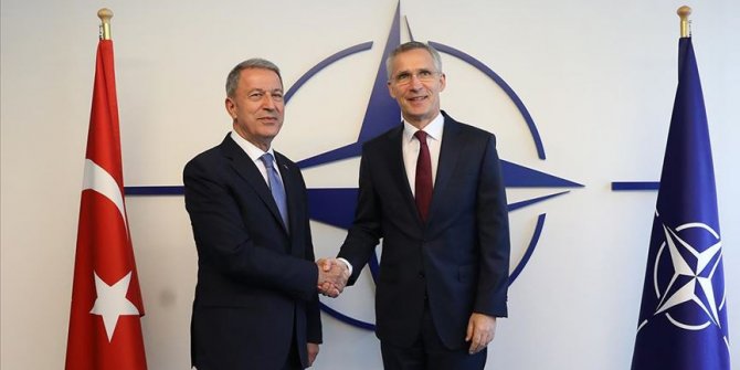 Milli Savunma Bakanı Akar, NATO Genel Sekreteri Stoltenberg ile görüştü