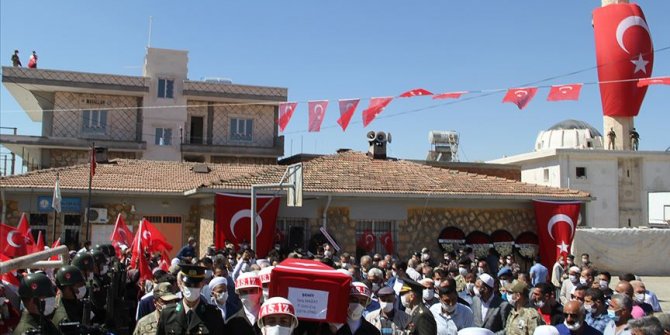 Şehit Piyade Uzman Çavuş İdris Mağat, Midyat'ta son yolculuğuna uğurlandı