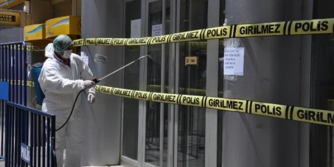 İslahiye'de, PTT şubesi koronavirüs tedbiri kapsamında kapatıldı