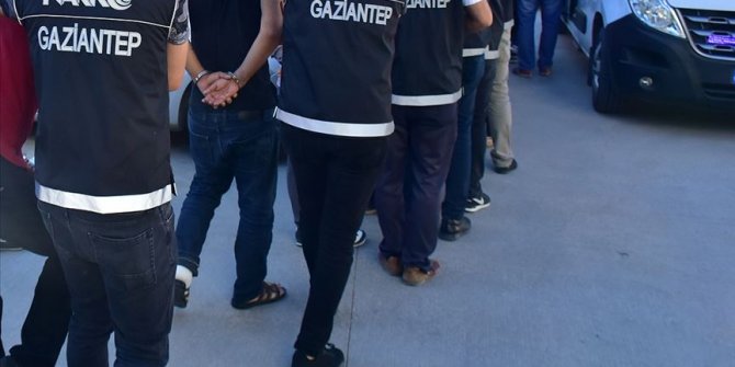 Gaziantep'te 3'ü polis 62 şüpheli hakkında gözaltı kararı