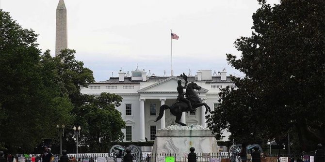Beyaz Saray'ın önündeki Andrew Jackson heykeli göstericiler tarafından yıkılmak istendi