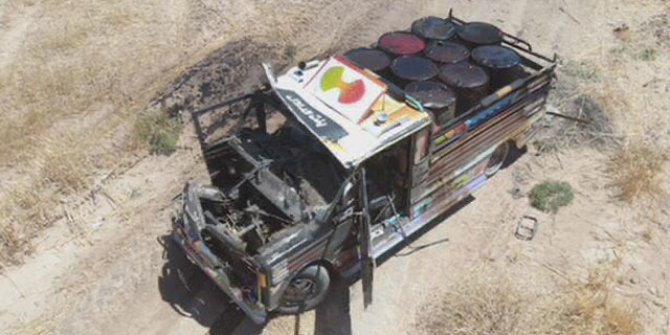 MSB: Komandolar bomba yüklü kamyoneti vurarak durdurdu, büyük bir facia önlendi