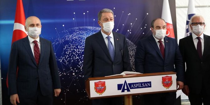 Bakanlar Akar, Varank ve Karaismailoğlu ASPİLSAN'ı gezdi