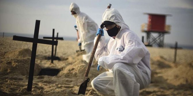 Kovid-19'dan Brezilya’da 1141, Meksika’da 736, Hindistan'da 407 kişi öldü