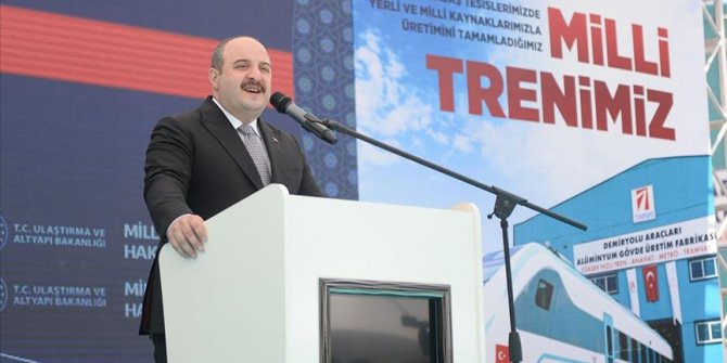 Bakan Mustafa Varank: Milli elektrikli trenimizin bugün itibarıyla fabrika testlerine başlanıyor