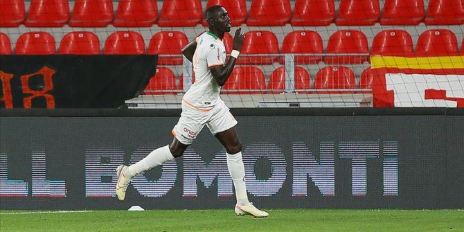 Alanyaspor'un en skoreri Cisse takımının son 3 maçında 6 gol kaydetti