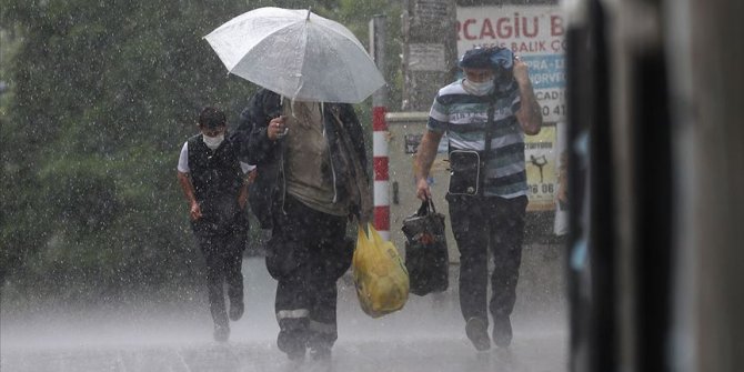 Meteorolojiden 'sağanak' uyarısı