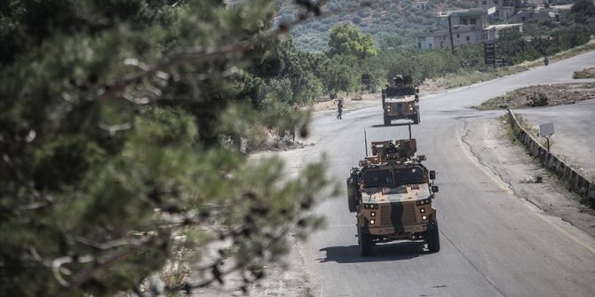 İdlib'de 19'uncu Türk-Rus Birleşik Kara Devriyesi icra edildi