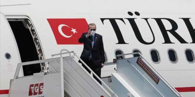Cumhurbaşkanı Erdoğan Katar'a gitti