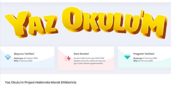 Server Gençlik'ten çocuklara 'Online Yaz Okulu' programı