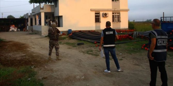 Adana'da silahlı organize suç örgütüne yönelik operasyon