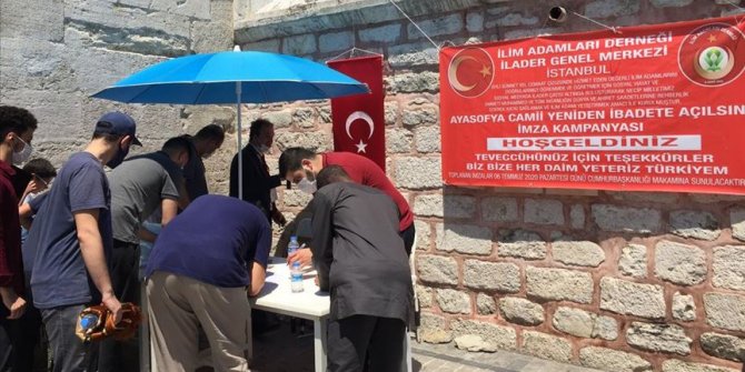 İLADER'den Ayasofya'nın ibadete açılması için imza kampanyası