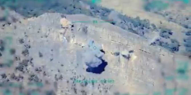 F-16'lar, Irak'ın kuzeyinde tespit edilen terör yuvalarını vurdu