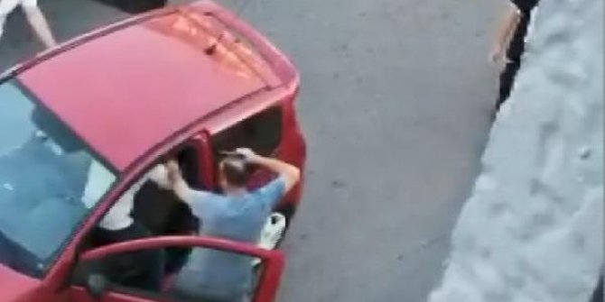 Yol vermeme kavgasında silahla tehdit etti