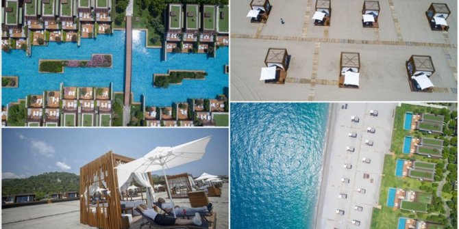 İzole tatil için plajlarda oluşturulan 'özel bölümler' ilgi görüyor