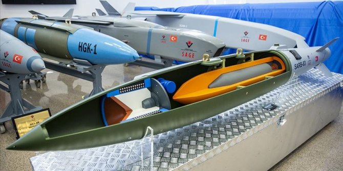 Yerli uçak bombası SARB-83 göreve hazır