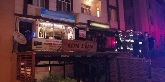 Mecidiyeköy'de televizyon tamir atölyesinde patlama