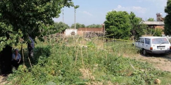 Sulamak için indiği bahçesinde ölü bulundu