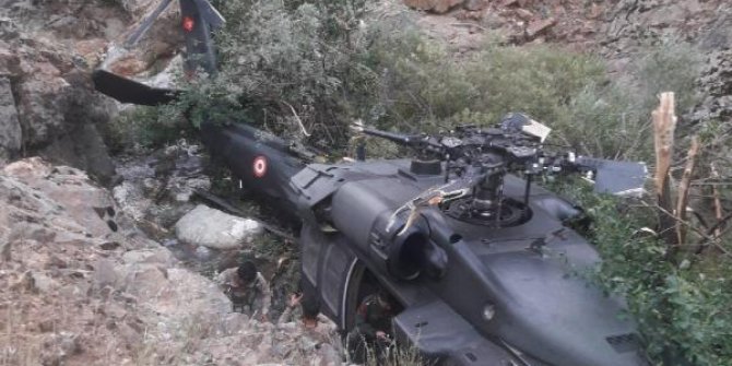 Bingöl'de askerleri taşıyan helikopter, arıza nedeniyle zorunlu iniş yaptı