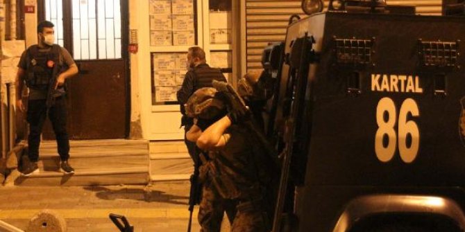İstanbul'da terör operasyonu, çok sayıda gözaltı