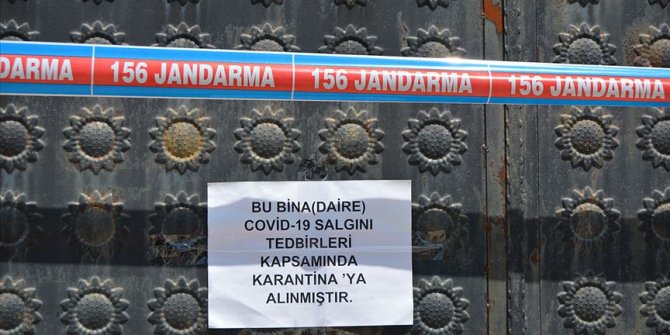 Şanlıurfa'da 62 ev karantinaya alındı