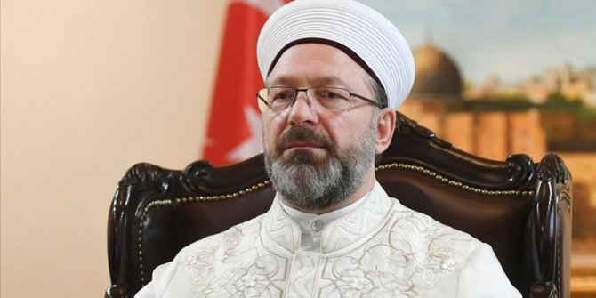 Diyanet İşleri Başkanı Erbaş, canlı yayında Ayasofya'nın ibadete açılmasına ilişkin soruları yanıtladı