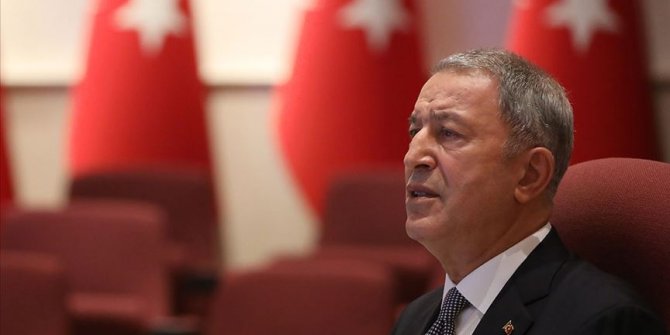Milli Savunma Bakanı Akar'dan Pençe-Kaplan Operasyonu şehidi için başsağlığı mesajı