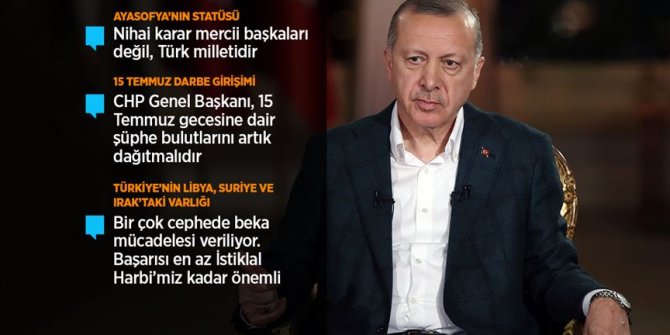 Cumhurbaşkanı Erdoğan: Kriz döneminde sistem bir saat gibi tıkır tıkır işledi