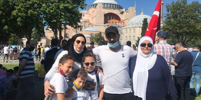 Farklı ülkelerdeki Müslümanlar da Ayasofya'da namaz kılmak için sabırsızlanıyor