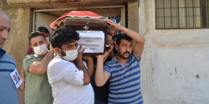 Şehit ormancı Nurullah Akbaş, son yolculuğuna uğurlandı