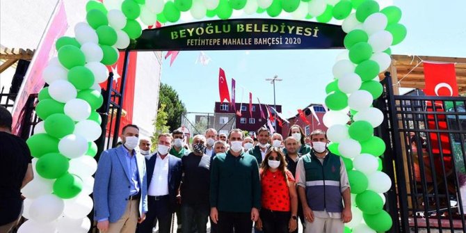Beyoğlu'nda Fetihtepe Mahalle Bahçesi hizmete açıldı