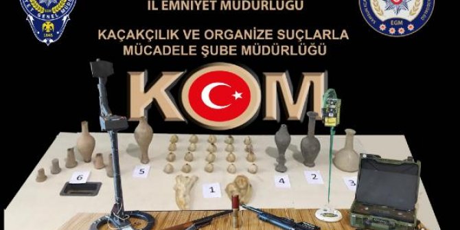 5 ilde tarihi eser kaçakçılığı operasyonu: 13 gözaltı