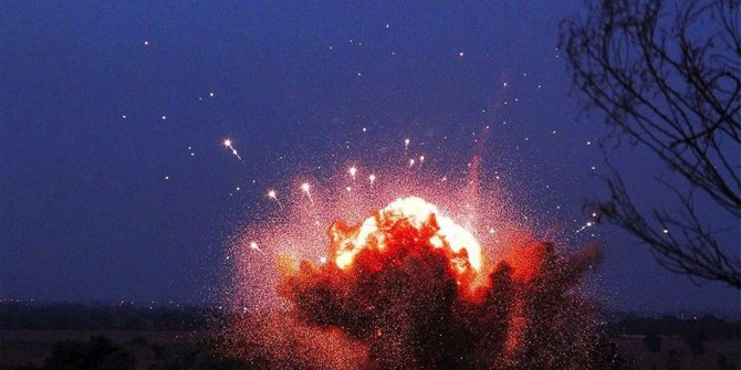 Trablus’un güneyinde mayın patlaması sonucu biri çocuk 2 kişi yaralandı
