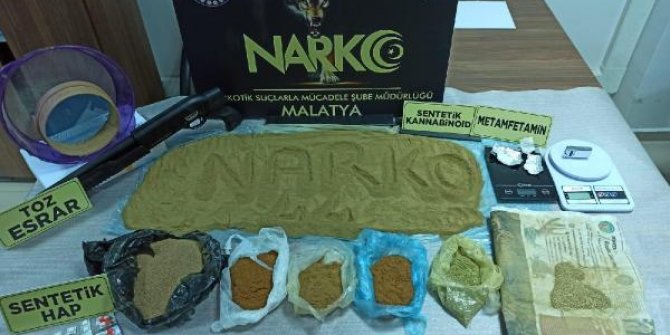 Malatya'daki uyuşturucu operasyonunda 3 tutuklama