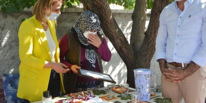 Şehit ailesini duygulandıran emanet