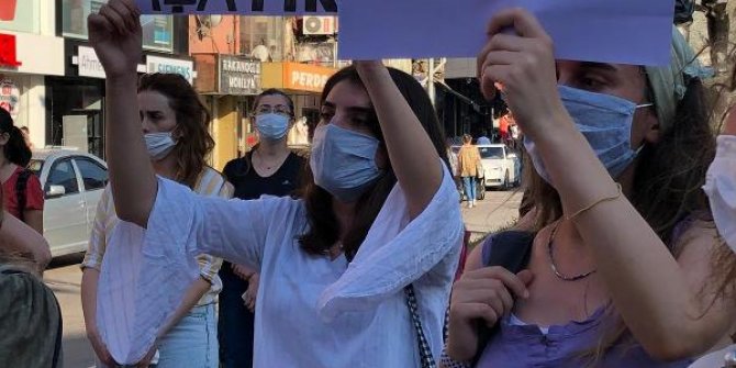 Zonguldak'ta, 'kadın cinayetleri' protestosu
