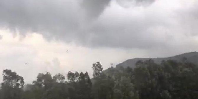 Ordu'da denizde hortum oluştu