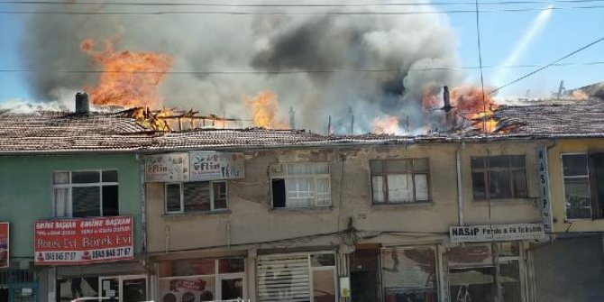 İş yerinin çatısı yandı, malından çok kaybettiği kuşlarına üzüldü