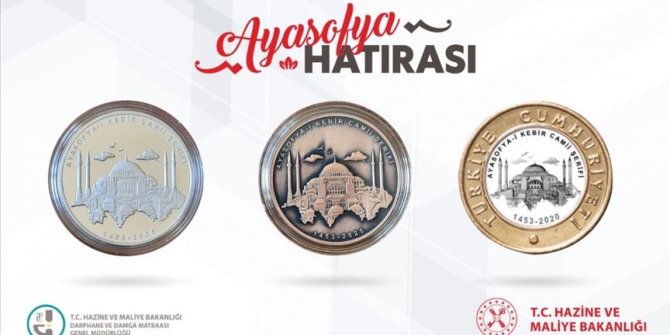 Ayasofya-i Kebir Camii özel parası basıldı