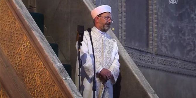 Diyanet İşleri Başkanı Erbaş: Milletimizin derin bir yürek yarasına dönüşen hasreti sona eriyor
