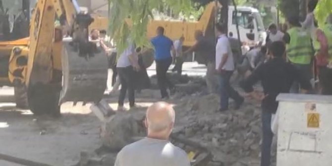 Bahçelievler'de yaşanan kavga cep telefonu kamerasında