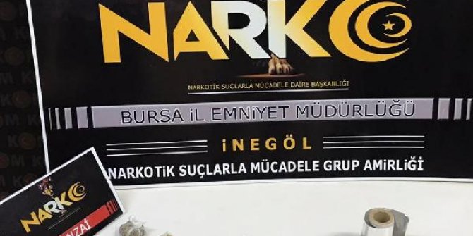 İnegöl'de uyuşturucu operasyonu: 2 gözaltı
