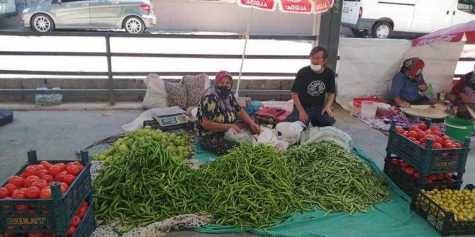 Pursaklar'da üreticiden tüketiciye köylü pazarı