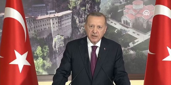 Cumhurbaşkanı Erdoğan: Sümela Manastırı Türkiye'nin her türlü medeniyet mirasına sahip çıktığının somut örneği