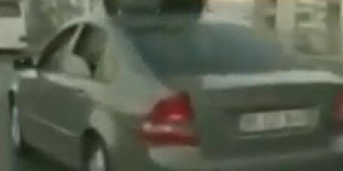 'Trafik magandası'nın ehliyetine el konuldu